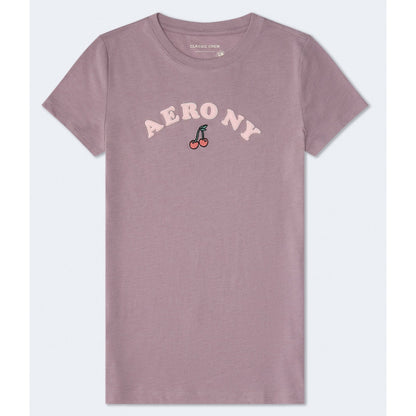 NY Cherries Applique Graphic Tee