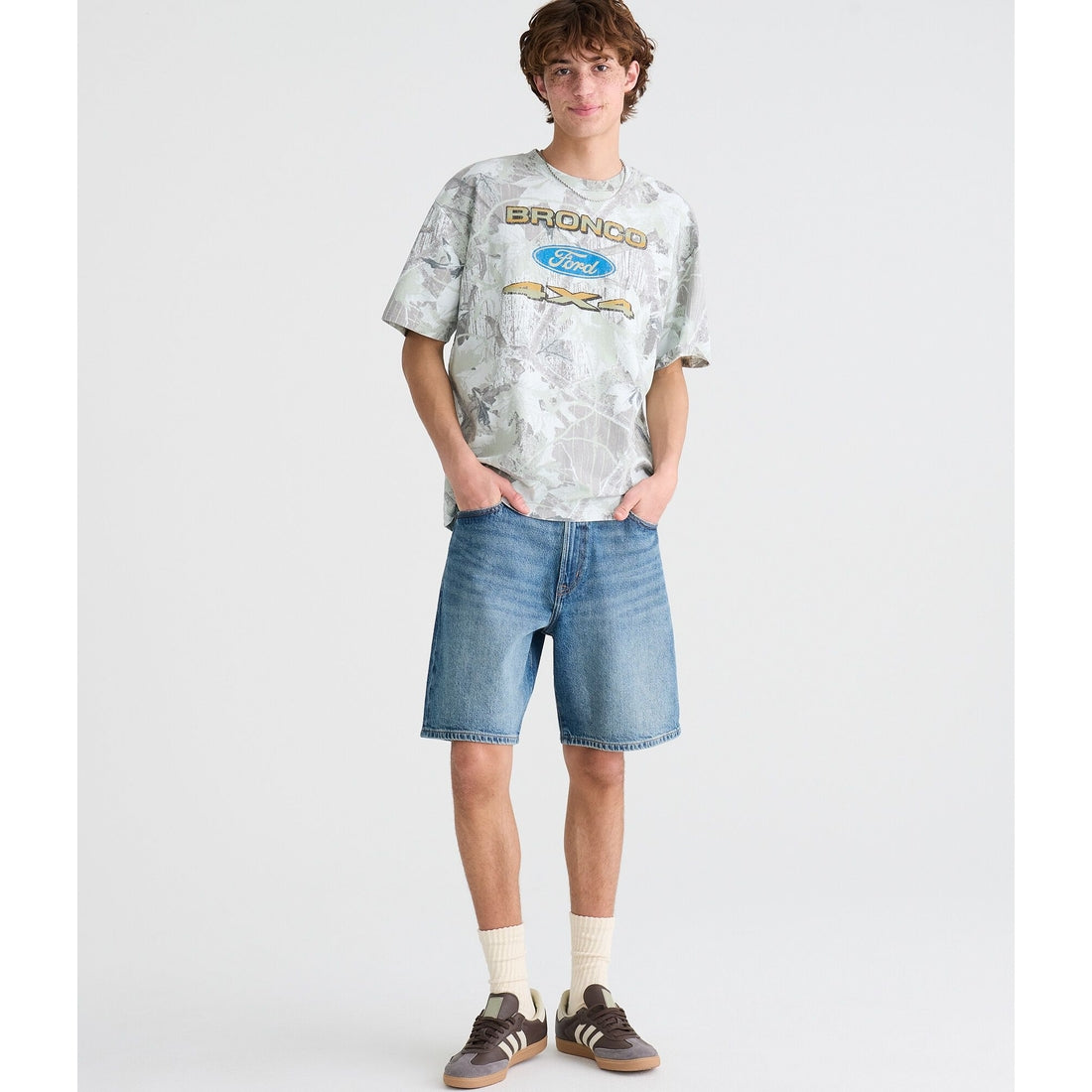 Baggy Denim Shorts 9"