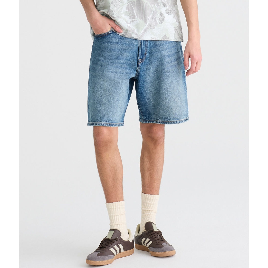 Baggy Denim Shorts 9"