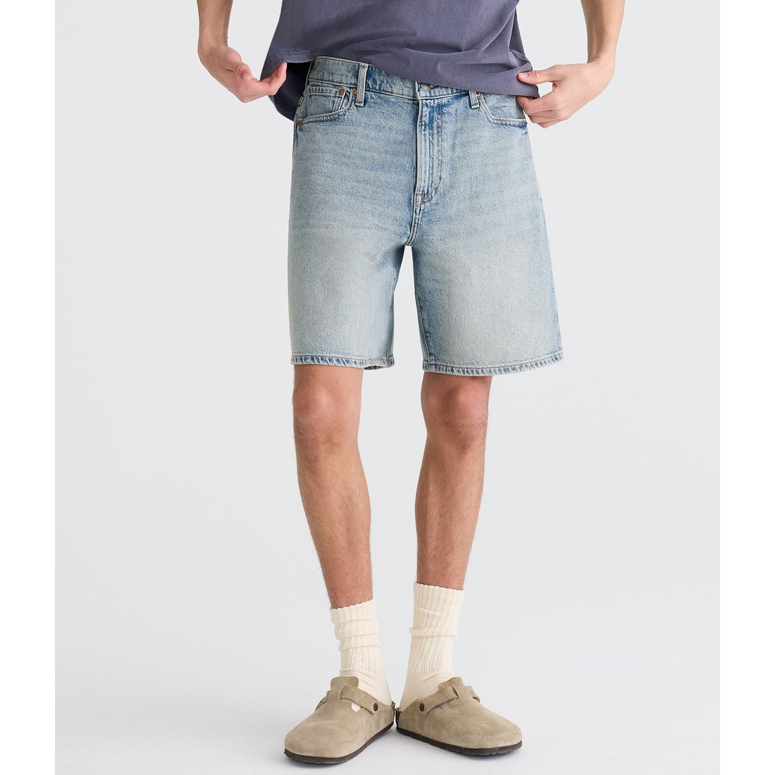 Baggy Denim Shorts 9"