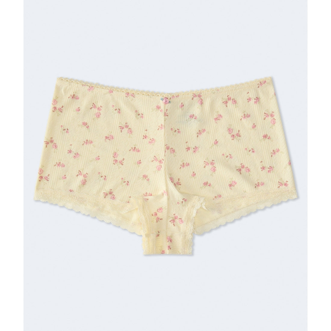 Floral Pointelle Mini Boxer