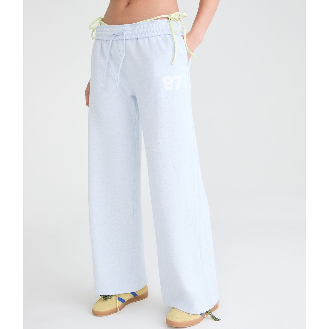 Cloud Soft 87 Mid-Rise Wide Leg Sweatpants