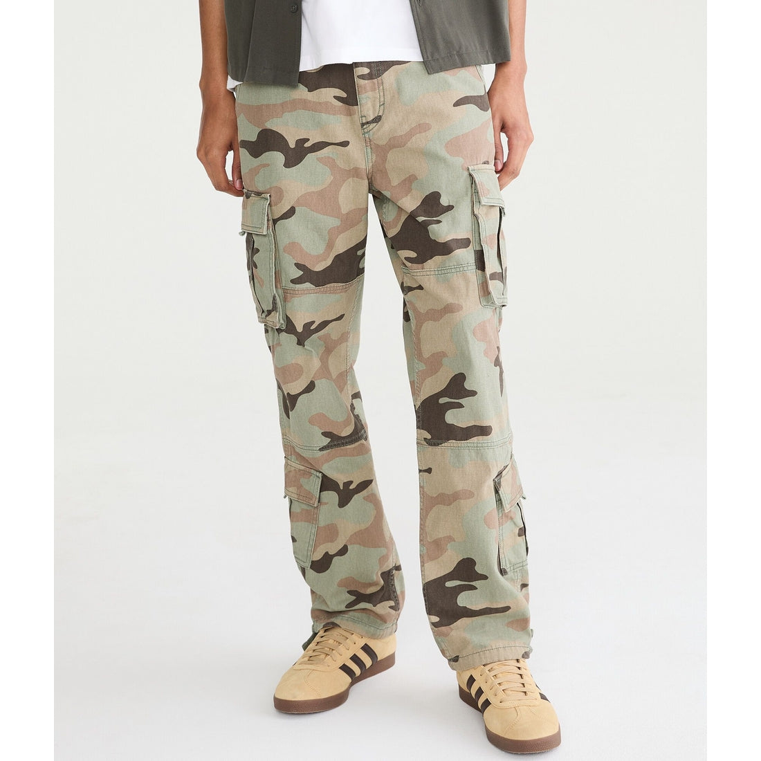 Camo Baggy Cargo Pants