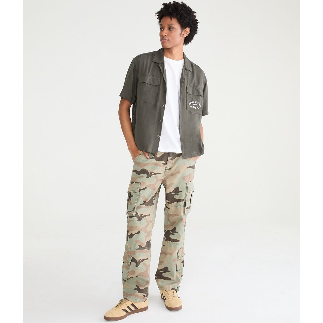 Camo Baggy Cargo Pants