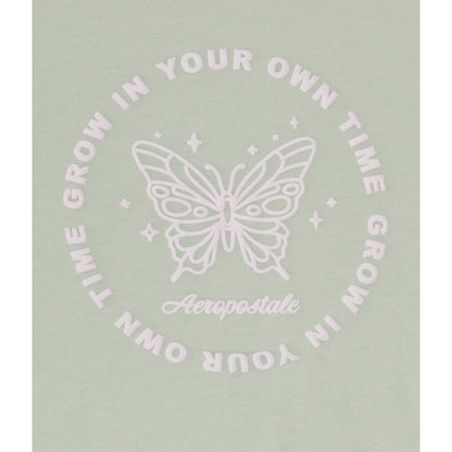 Aeropostale Circle Butterfly Graphic Tee