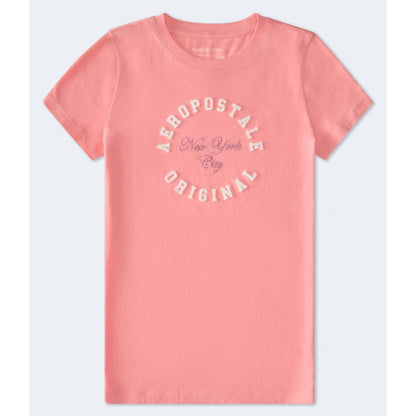 Aeropostale Circle Applique Graphic Tee