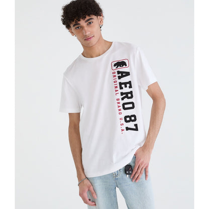 Vertical 87 Bear Applique Graphic Tee
