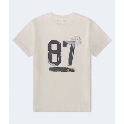Oversized 87 Applique Graphic Tee