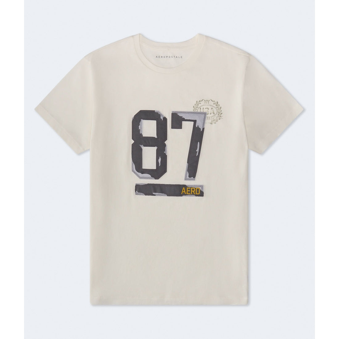 Oversized 87 Applique Graphic Tee
