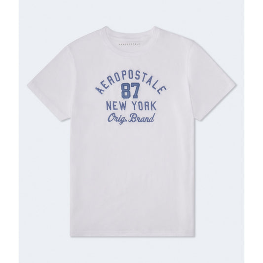 Aeropostale 87 Arch Applique Graphic Tee