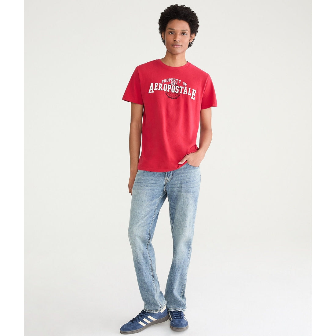 Property Of Aeropostale Applique Graphic Tee