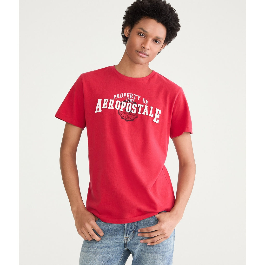 Property Of Aeropostale Applique Graphic Tee
