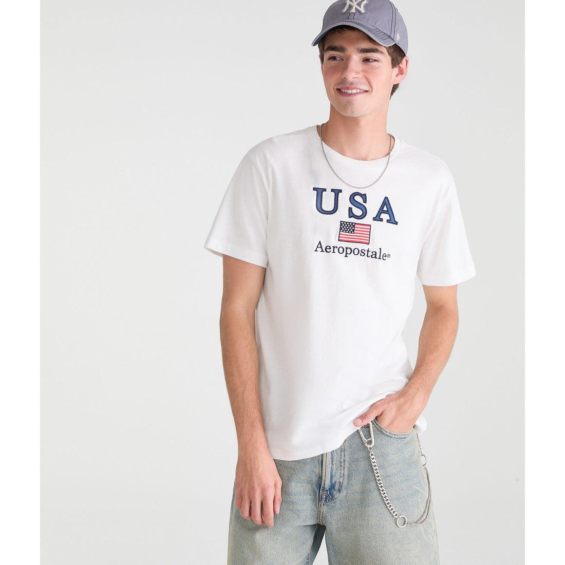Aeropostale USA Applique Graphic Tee