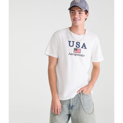 Aeropostale USA Applique Graphic Tee