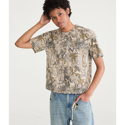 Forest Camo Heavyweight Crew Tee