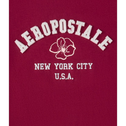 Aeropostale Floral Arch Applique Graphic Tee