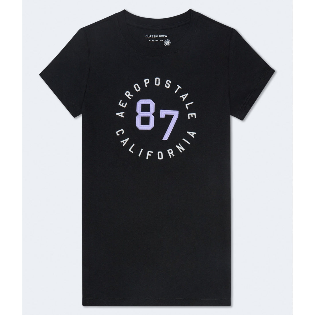 Aeropostale 87 Applique Graphic Tee
