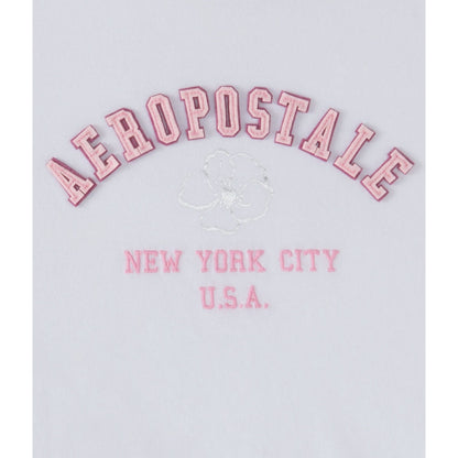 Aeropostale Floral Arch Applique Graphic Tee