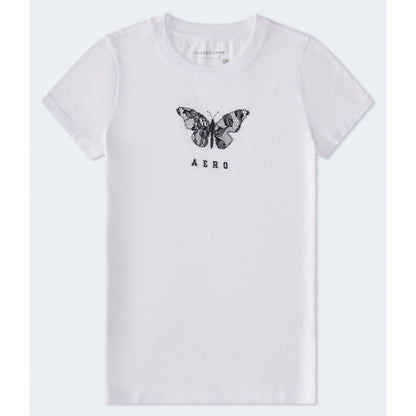 Lace Butterfly Graphic Tee