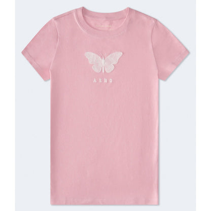 Lace Butterfly Graphic Tee