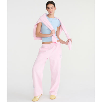 Cloud Soft Seashells Mid-Rise Straight Leg Sweatpants