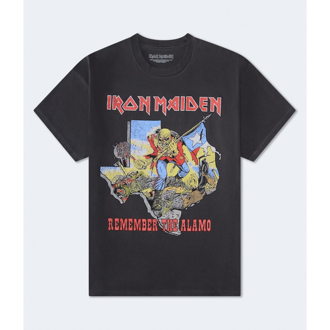 Iron Maiden Remember The Alamo Relaxed Graphic Tee