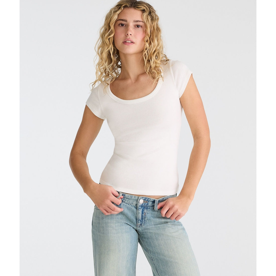 Seriously Soft Scoop-Neck Tee