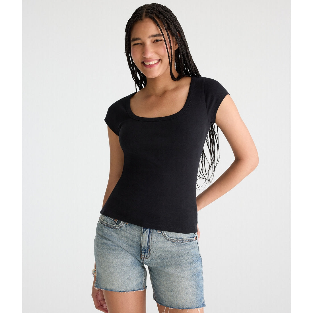 Seriously Soft Scoop-Neck Tee