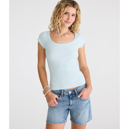 Seriously Soft Scoop-Neck Tee