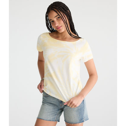 Seriously Soft Tie-Dye Off-The-Shoulder Vintage Fit Tee