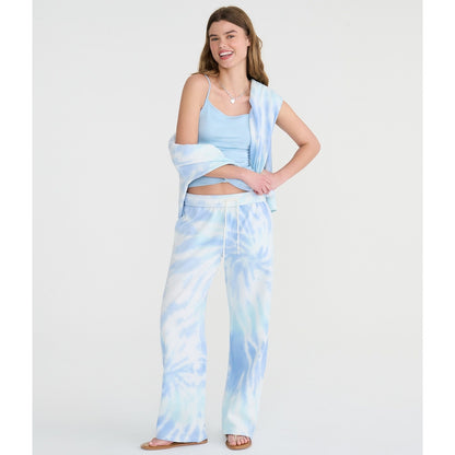 Cloud Soft Tie-Dye Mid-Rise Straight Leg Sweatpants