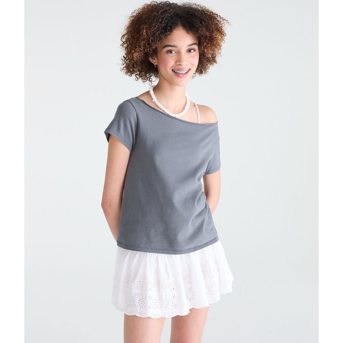 Seriously Soft Off-The-Shoulder Vintage Fit Tee