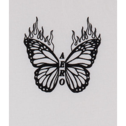 Butterfly Flames Flocked Graphic Tee