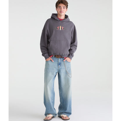 Quiksilver Dragon Tattoo Boxy Pullover Hoodie