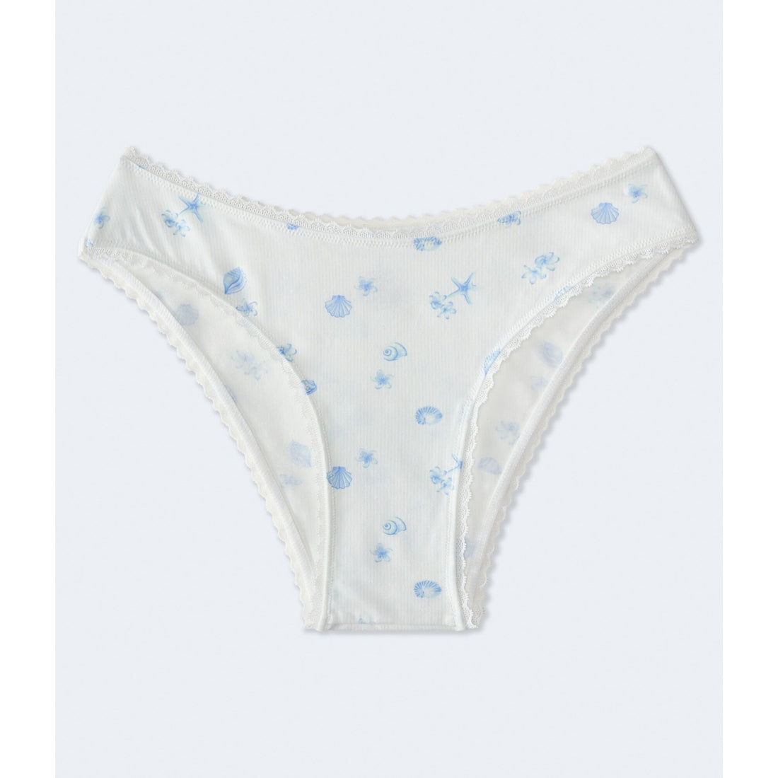 Seashell Lace-Trim Cheeky