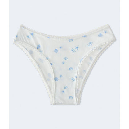 Seashell Lace-Trim Cheeky