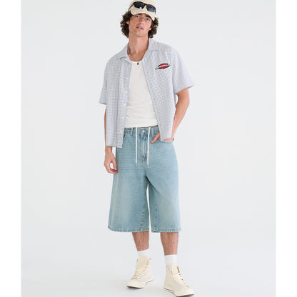 Baggy Denim Skater Shorts 15"