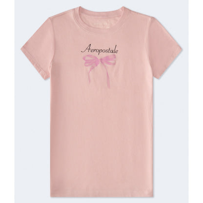 Aeropostale Bow Graphic Tee