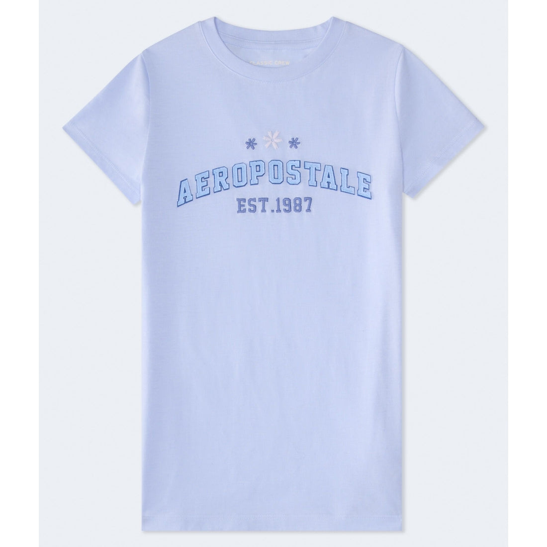Aeropostale Flower Applique Graphic Tee