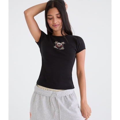 Roxy Logo Graphic Baby Tee