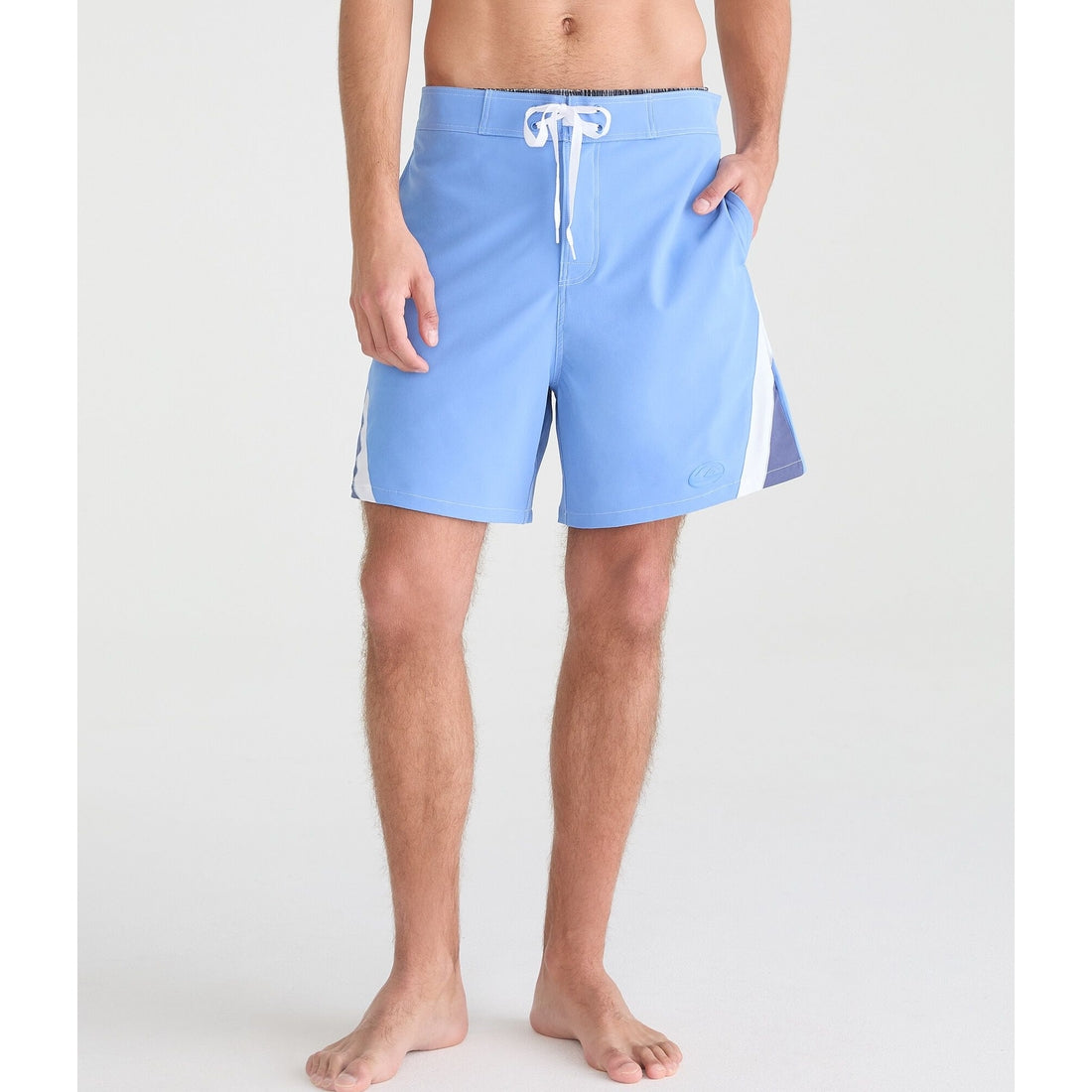 unisex Quiksilver Surf Stripe Swim Trunks 6"