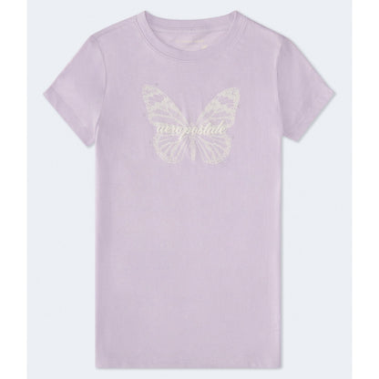 Aeropostale Butterfly Graphic Tee