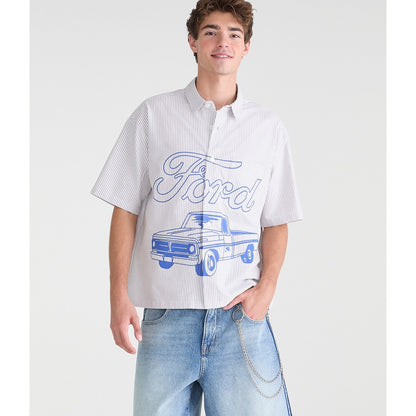 Ford Truck Striped Boxy Shirt