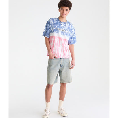 Eagle Tattoo Americana Tie-Dye Graphic Tee