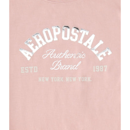 Aeropostale Arch Foil Graphic Tee