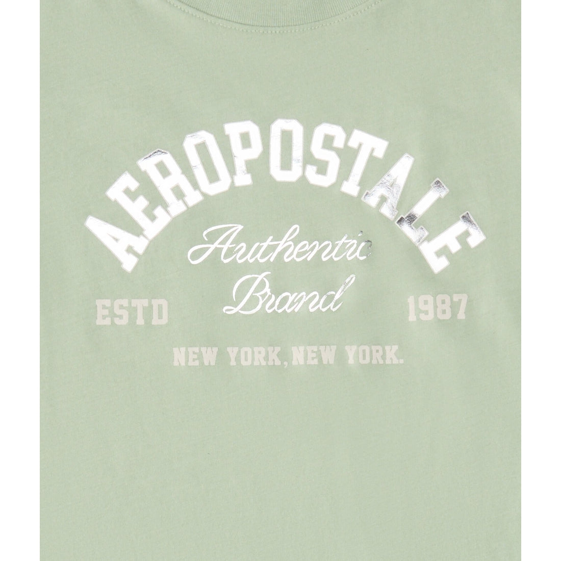 Aeropostale Arch Foil Graphic Tee
