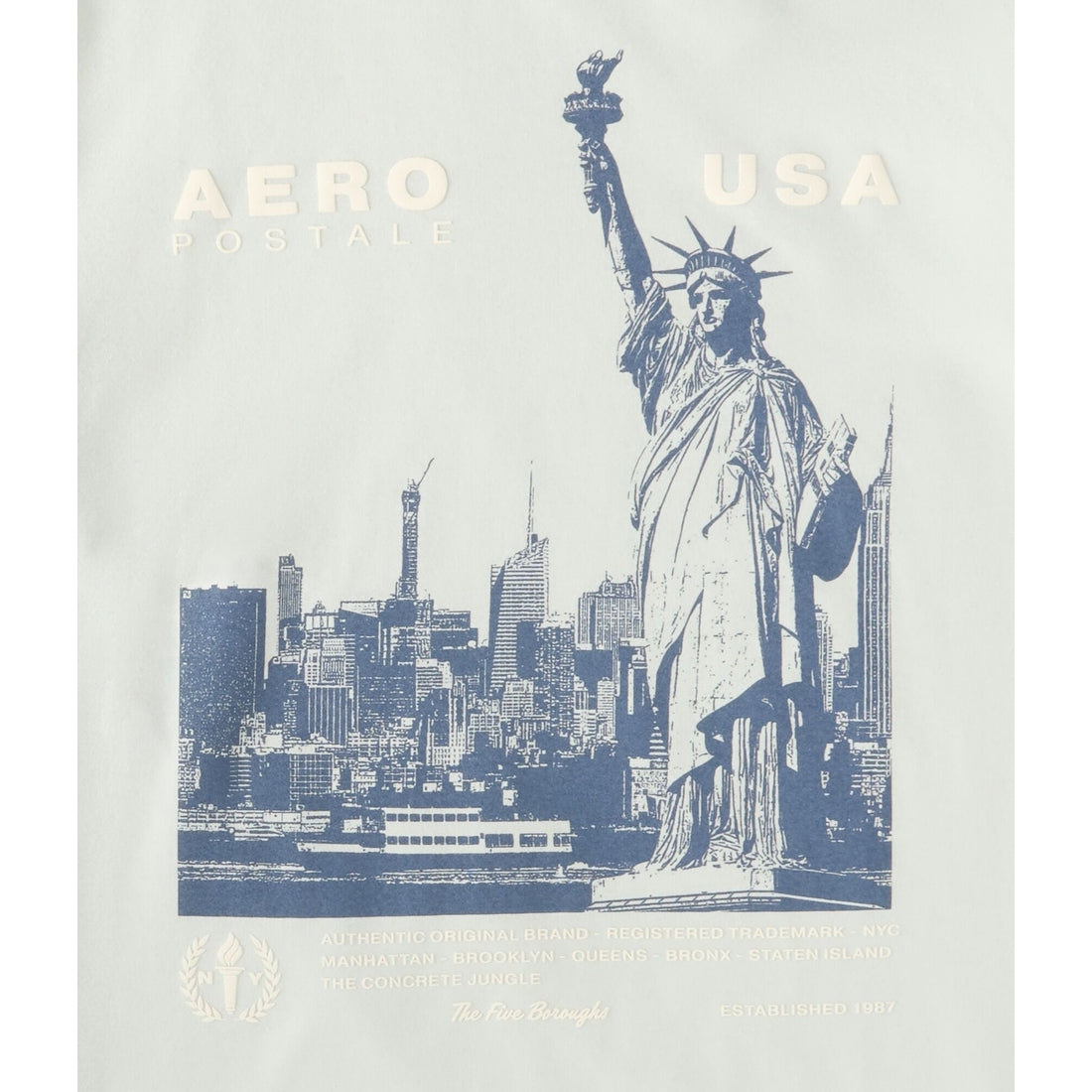 Aeropostale USA Statue Of Liberty Graphic Tee