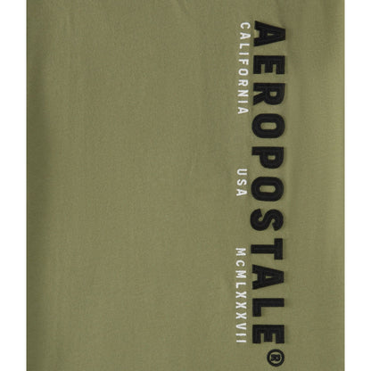 Aeropostale Vertical Logo Applique Graphic Tee