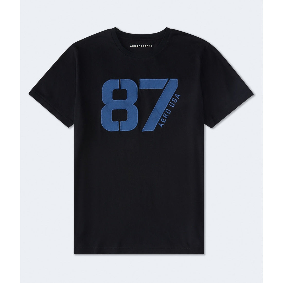 Oversized 87 Applique Graphic Tee