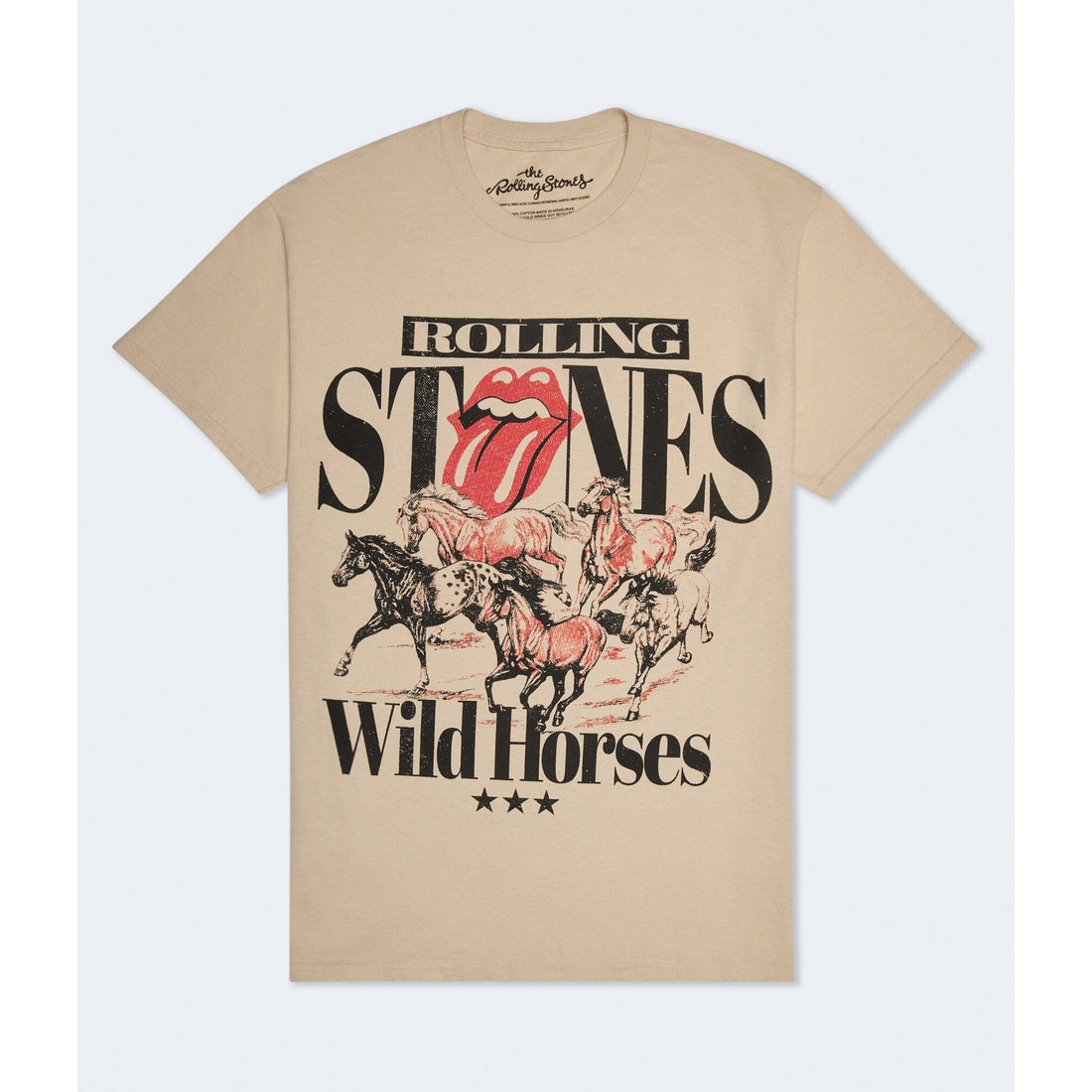 Rolling Stones Wild Horses Relaxed Graphic Tee
